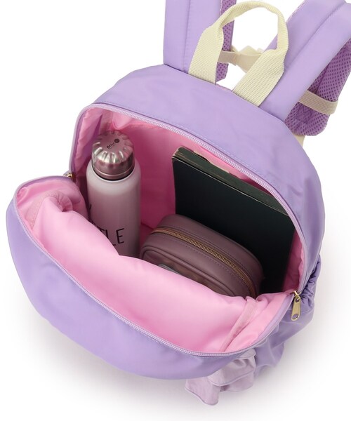 SHOO・LA・RUE（シューラルー）の「フリルリュック（バックパック/リュック・キッズ・サックスブルー/パープル・00）」の10枚目の写真