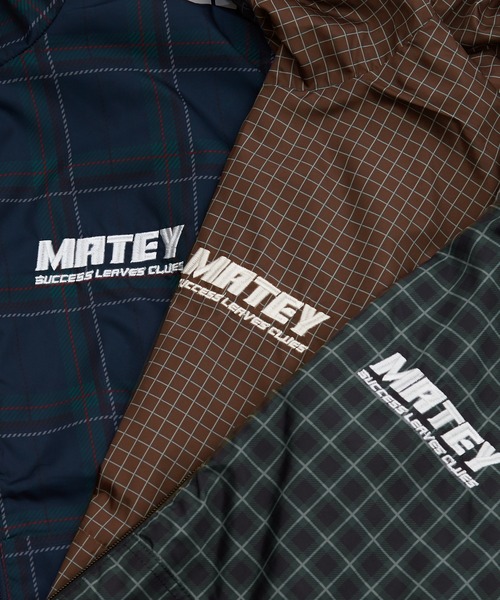 improves（インプローブス）の「ポリナイロン 総柄チェック ロゴ刺繍 フードブルゾン（ナイロンジャケット・メンズ・ブラック/ネイビー/ブラウン・MEDIUM/LARGE）」の19枚目の写真