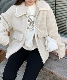 Diosfront（ディオスフロント）の「オーバーサイズボアブルゾン（ブルゾン）」