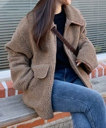 Diosfront（ディオスフロント）の「オーバーサイズボアブルゾン（ブルゾン）」