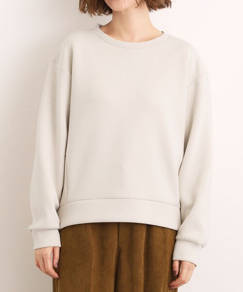 grove（グローブ）の「ダンボールコクーンシルエットプルオーバー（スウェット・レディース・ブラック/オフホワイト/カーキ・02/03/01/04/05）」の16枚目の写真