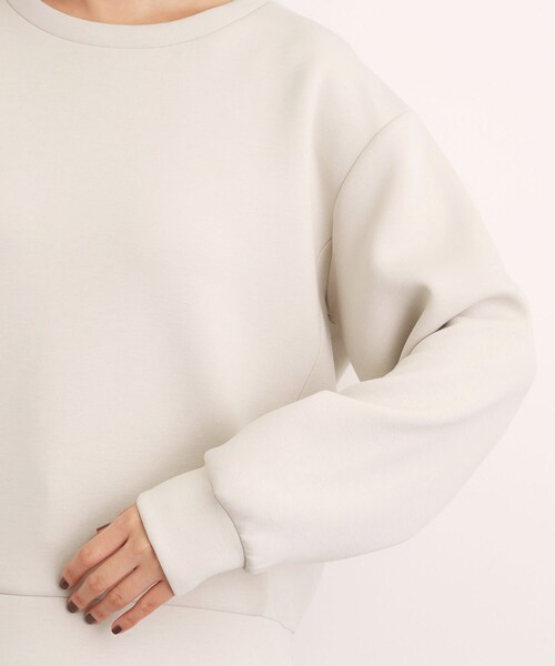 grove（グローブ）の「ダンボールコクーンシルエットプルオーバー（スウェット・レディース・ブラック/オフホワイト/カーキ・02/03/01/04/05）」の21枚目の写真