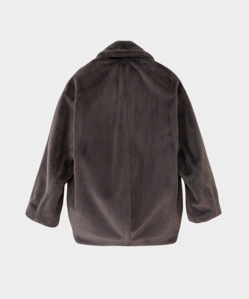 CINOH(チノ)の「BOA MIDDLE COAT(その他アウター・レディース・グレー・36/38)」の13枚目の写真