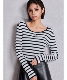 GYDA | GGプレートlong sleeveニットトップス(ニット/セーター)