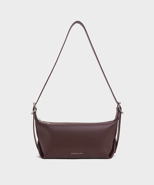 CHARLES & KEITH(チャールズ & キース)の「Zora ゾラ バックルストラップスラウチーショルダーバッグ(ショルダーバッグ・レディース・スミクロ/パープル系その他3・S)」の17枚目の写真