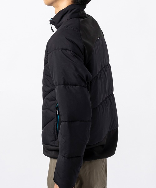 phenix outdoor(フェニックスアウトドア)の「phenix outdoor(フェニックスアウトドア)マイクロリップストップ ストレッチ フリースジャケット(保温性/通気性)(ブルゾン・メンズ・ブラック/カーキ・S/M/L/XL)」の7枚目の写真