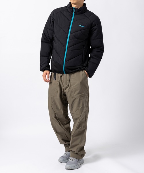 phenix outdoor(フェニックスアウトドア)の「phenix outdoor(フェニックスアウトドア)マイクロリップストップ ストレッチ フリースジャケット(保温性/通気性)(ブルゾン・メンズ・ブラック/カーキ・S/M/L/XL)」の10枚目の写真