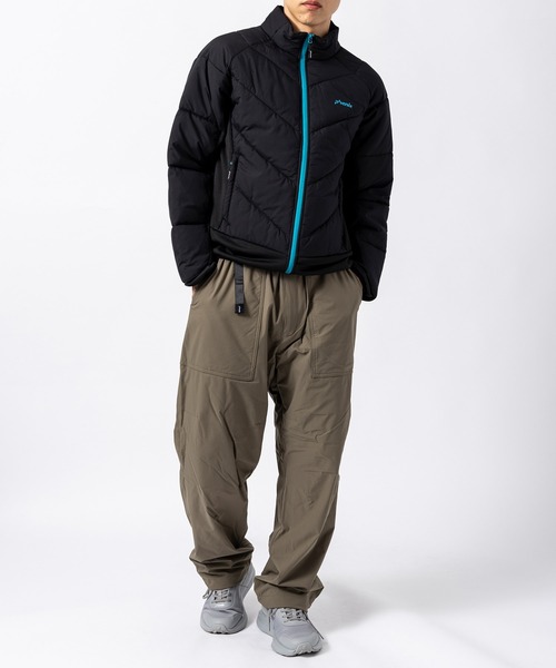 phenix outdoor(フェニックスアウトドア)の「phenix outdoor(フェニックスアウトドア)マイクロリップストップ ストレッチ フリースジャケット(保温性/通気性)(ブルゾン・メンズ・ブラック/カーキ・S/M/L/XL)」の8枚目の写真