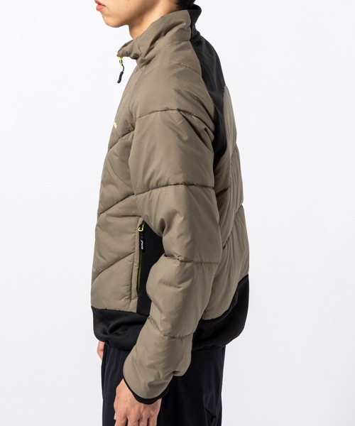 phenix outdoor(フェニックスアウトドア)の「phenix outdoor(フェニックスアウトドア)マイクロリップストップ ストレッチ フリースジャケット(保温性/通気性)(ブルゾン・メンズ・ブラック/カーキ・S/M/L/XL)」の13枚目の写真
