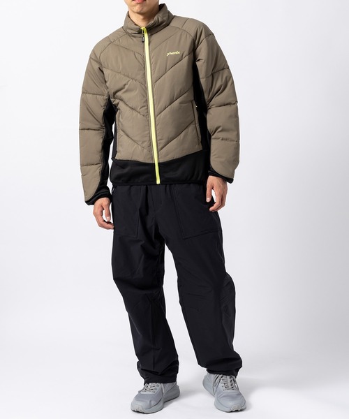 phenix outdoor(フェニックスアウトドア)の「phenix outdoor(フェニックスアウトドア)マイクロリップストップ ストレッチ フリースジャケット(保温性/通気性)(ブルゾン・メンズ・ブラック/カーキ・S/M/L/XL)」の19枚目の写真