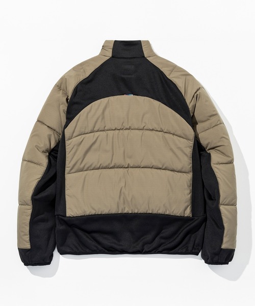 phenix outdoor(フェニックスアウトドア)の「phenix outdoor(フェニックスアウトドア)マイクロリップストップ ストレッチ フリースジャケット(保温性/通気性)(ブルゾン・メンズ・ブラック/カーキ・S/M/L/XL)」の4枚目の写真