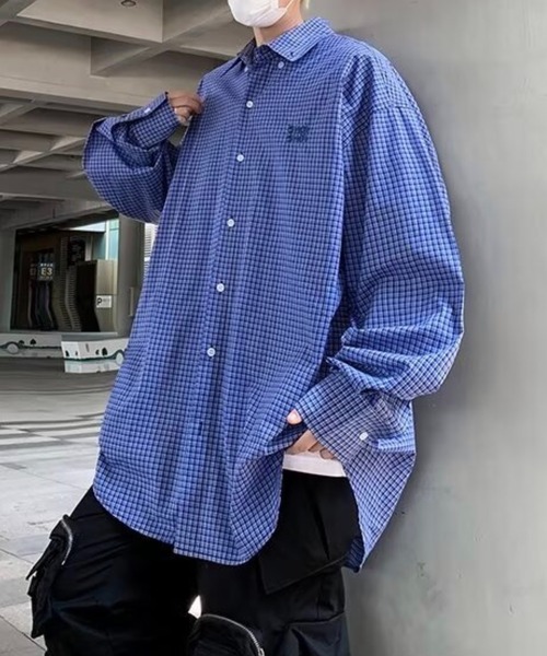オーバーサイズ チェックシャツ WO25W2TP02【WB ORIGINALS】【2025AW