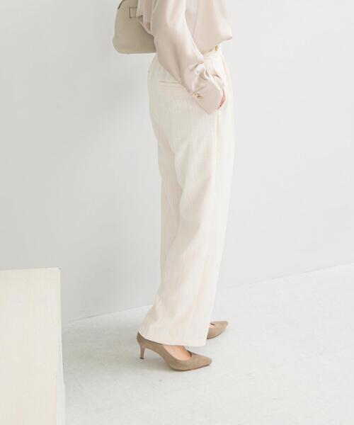 URBAN RESEARCH ROSSO WOMEN（アーバンリサーチ　ロッソ）の「防シワツイードワイドパンツ（その他パンツ・レディース・ブラック/ホワイト・36/38）」の10枚目の写真