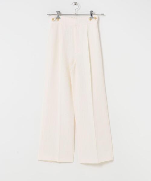 URBAN RESEARCH ROSSO WOMEN（アーバンリサーチ　ロッソ）の「防シワツイードワイドパンツ（その他パンツ・レディース・ブラック/ホワイト・36/38）」の11枚目の写真