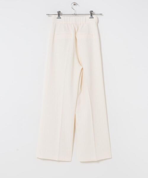 URBAN RESEARCH ROSSO WOMEN（アーバンリサーチ　ロッソ）の「防シワツイードワイドパンツ（その他パンツ・レディース・ブラック/ホワイト・36/38）」の13枚目の写真