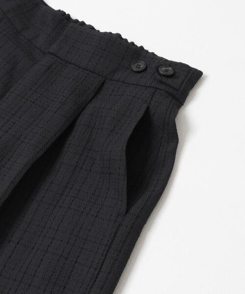 URBAN RESEARCH ROSSO WOMEN（アーバンリサーチ　ロッソ）の「防シワツイードワイドパンツ（その他パンツ・レディース・ブラック/ホワイト・36/38）」の6枚目の写真