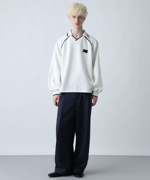 HARE(ハレ)の「ZIPラインゲームスウェット(HARE)(スウェット・メンズ・パープル/ホワイト/ブラック・FREE)」の4枚目の写真