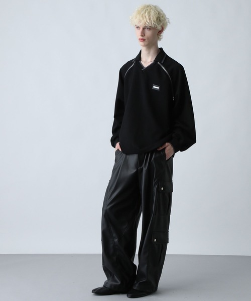 HARE(ハレ)の「ZIPラインゲームスウェット(HARE)(スウェット・メンズ・パープル/ホワイト/ブラック・FREE)」の7枚目の写真