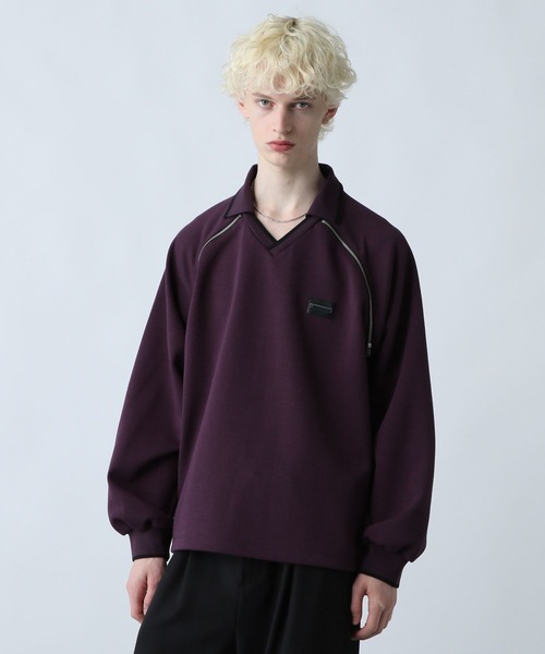 HARE(ハレ)の「ZIPラインゲームスウェット(HARE)(スウェット・メンズ・パープル/ホワイト/ブラック・FREE)」の14枚目の写真