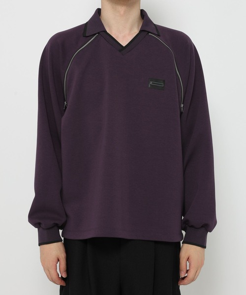 HARE(ハレ)の「ZIPラインゲームスウェット(HARE)(スウェット・メンズ・パープル/ホワイト/ブラック・FREE)」の9枚目の写真