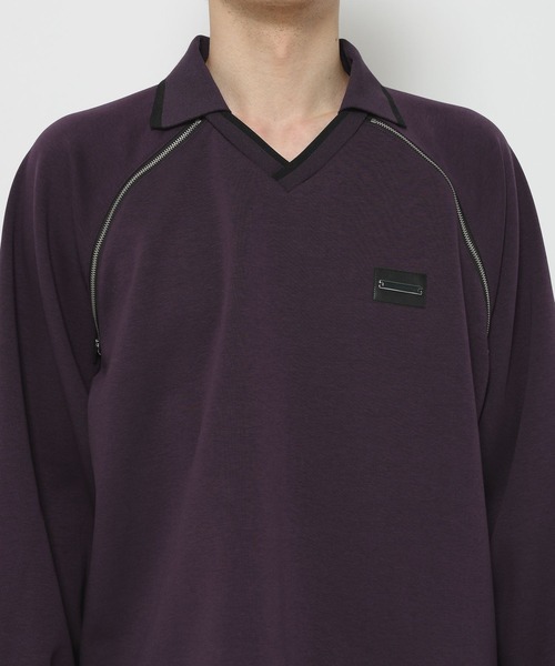 HARE(ハレ)の「ZIPラインゲームスウェット(HARE)(スウェット・メンズ・パープル/ホワイト/ブラック・FREE)」の15枚目の写真