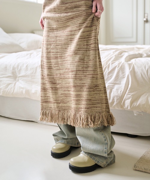 UNE MANSION（ユヌマンション）の「キャミソールワンピース（ワンピース・レディース・ブラウン・FREE）」の7枚目の写真