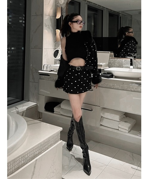 Darich（ダーリッチ）の「ドットツイードジャケットコート（その他