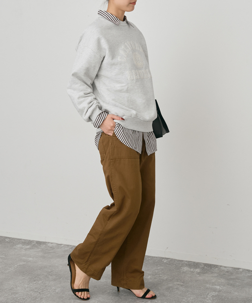 Spick & Span(スピックアンドスパン)の「SLOPPY SUPPLY / スラッピーサプライ REPUBLIC スウェット(スウェット・レディース・ブルー/グレー/ブラウン・SMALL)」の10枚目の写真