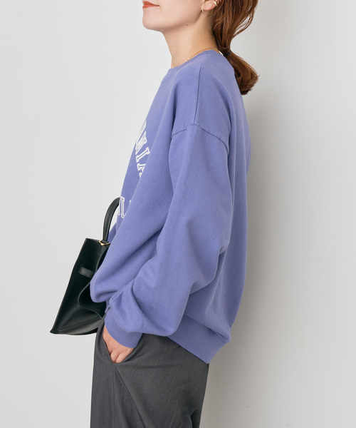 Spick & Span(スピックアンドスパン)の「SLOPPY SUPPLY / スラッピーサプライ REPUBLIC スウェット(スウェット・レディース・ブルー/グレー/ブラウン・SMALL)」の16枚目の写真