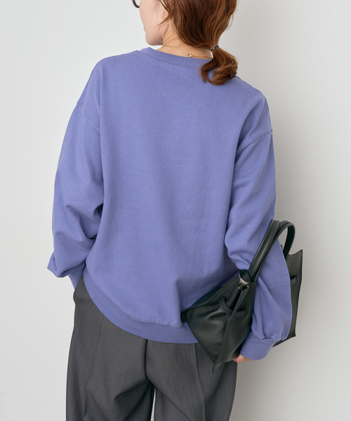 Spick & Span(スピックアンドスパン)の「SLOPPY SUPPLY / スラッピーサプライ REPUBLIC スウェット(スウェット・レディース・ブルー/グレー/ブラウン・SMALL)」の17枚目の写真