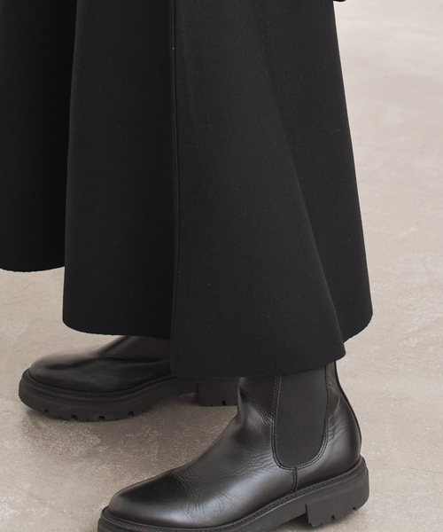 FRAMeWORK（フレームワーク）の「≪手洗い可≫フレアーニットスカート（スカート・レディース・ライトグレー/ブラック・36/38）」の11枚目の写真