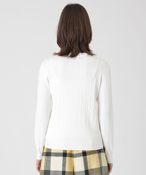 レーヨンストレッチケーブルニット（ニット/セーター）｜BLUE LABEL