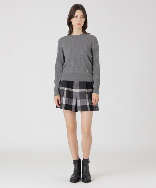 レーヨンストレッチケーブルニット（ニット/セーター）｜BLUE LABEL