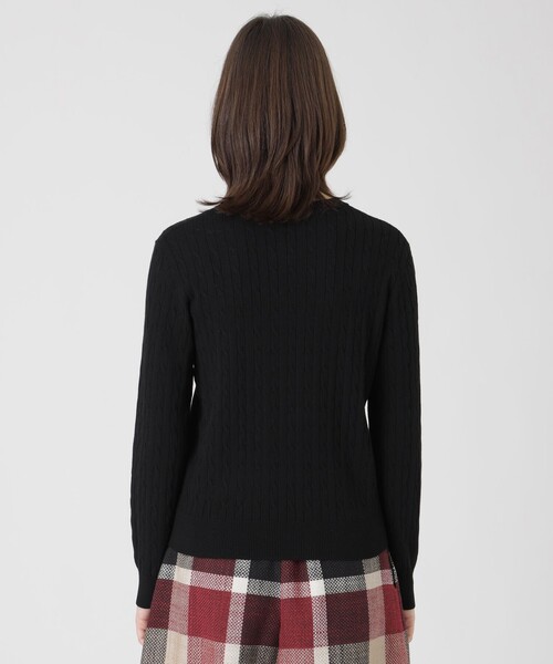 レーヨンストレッチケーブルニット（ニット/セーター）｜BLUE LABEL