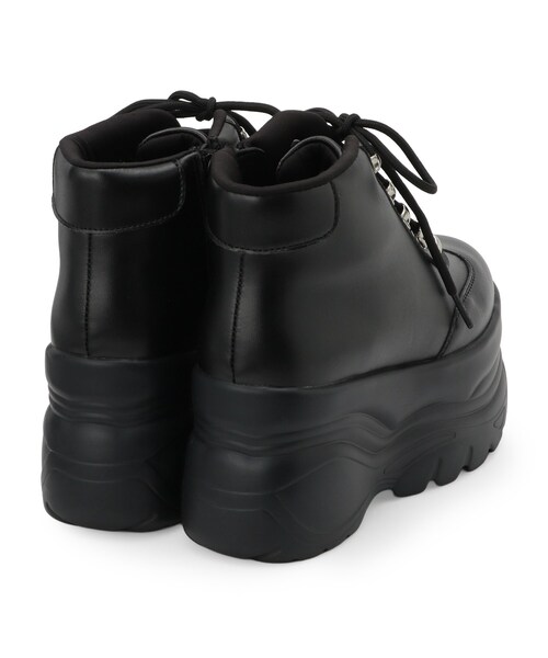 cs T&P(シーエスティーアンドピー)の「厚底ハイカットスニーカー(スニーカー・レディース・ベージュ/ダークブラウン/ブラック・S/M/L/LL)」の20枚目の写真