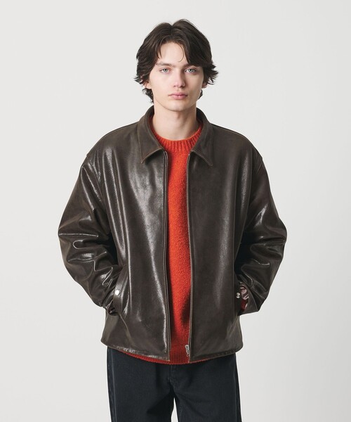 ゴート ムートンカラー ジップ ジャケット（ブルゾン）｜MONKEY TIME