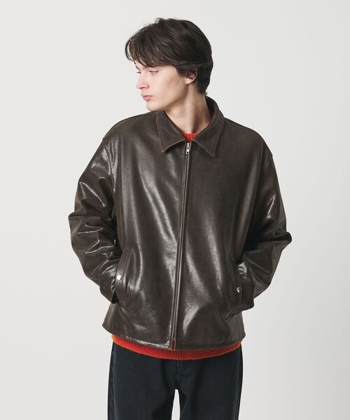 ゴート ムートンカラー ジップ ジャケット（ブルゾン）｜MONKEY TIME
