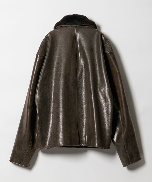 ゴート ムートンカラー ジップ ジャケット（ブルゾン）｜MONKEY TIME