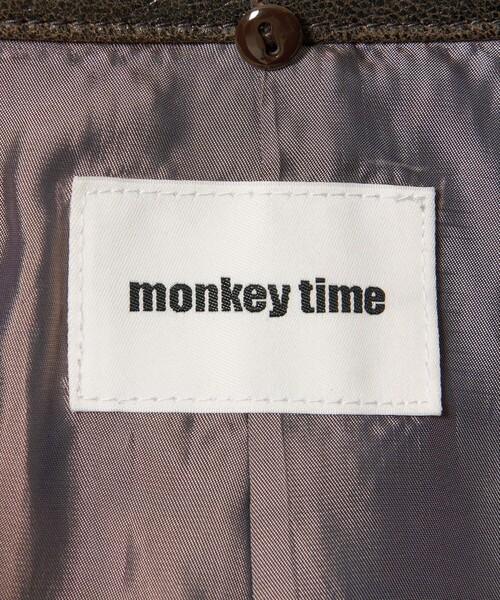 ゴート ムートンカラー ジップ ジャケット（ブルゾン）｜MONKEY TIME