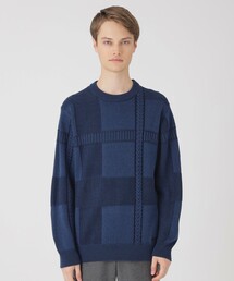 超美品！プルーレーベル黒白ニット BLUE LABEL / BLACK LABEL CRESTBRIDGE / ブルーレーベル