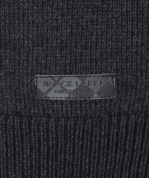 BLACK LABEL CRESTBRIDGE（ブラックレーベル・クレストブリッジ）の「プレーティングカラーシャドーチェックニット（ニット/セーター・メンズ・ホワイト系その他/パープル系その他2/ブルー系その他7/グレー系その他/ブラック・M/L/XL）」の17枚目の写真