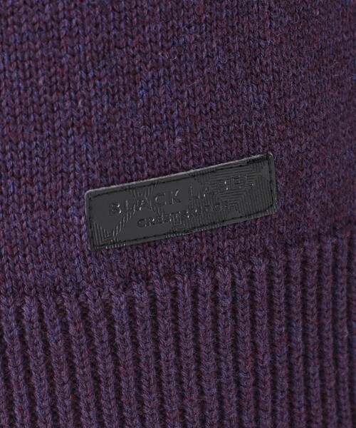 BLACK LABEL CRESTBRIDGE（ブラックレーベル・クレストブリッジ）の「プレーティングカラーシャドーチェックニット（ニット/セーター・メンズ・ホワイト系その他/パープル系その他2/ブルー系その他7/グレー系その他/ブラック・M/L/XL）」の7枚目の写真