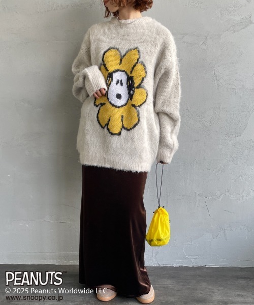 希少④ Jenny93年春・夏・秋・冬号 セール】【WEB限定】[SEQUENZ/シークエンズ] SNOOPY フラワー柄