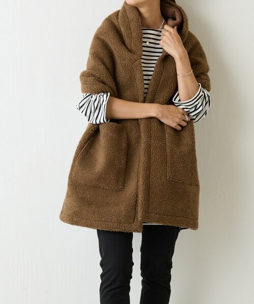 BEARDSLEY（ビアズリー）の「刺繍入りボーダーロングプルオーバー（T