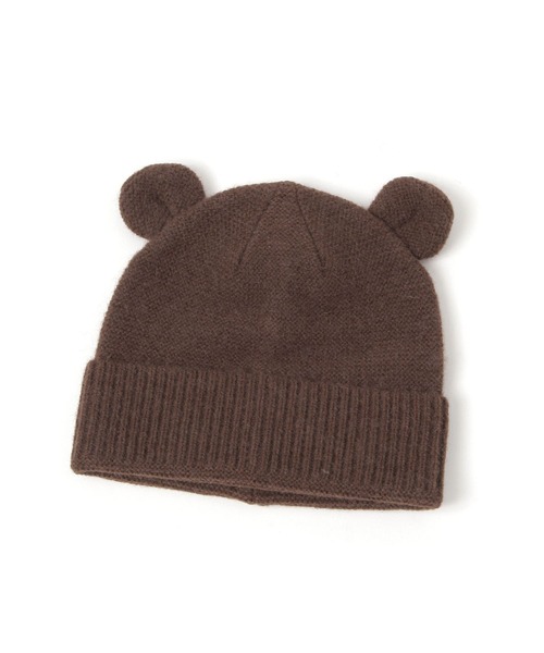 FOUND GOOD（ファウンドグッド）の「K/クマミミニットキャップ（キャップ・キッズ・ブラウン系5/アイボリー・FREE）」の6枚目の写真