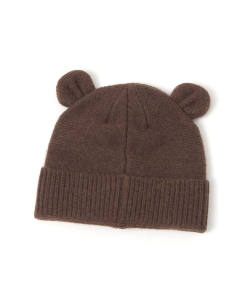 FOUND GOOD（ファウンドグッド）の「K/クマミミニットキャップ（キャップ・キッズ・ブラウン系5/アイボリー・FREE）」の7枚目の写真