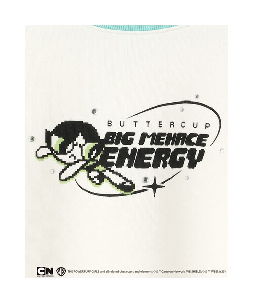 minimal（ミニマル）の「【防汚加工】【パワーパフ ガールズ】アソートキャラ裏毛（スウェット・キッズ・ターコイズブルー/ライトグリーン/マジェンタ/ブラック・130cm/120cm/140cm/110cm/100cm）」の13枚目の写真