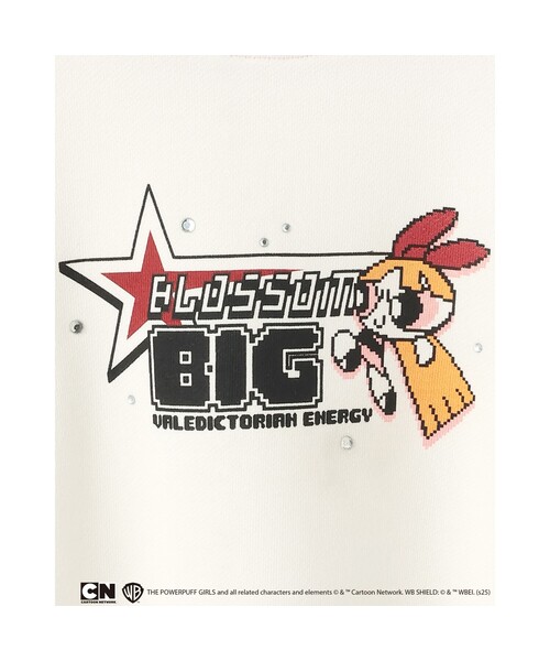 minimal（ミニマル）の「【防汚加工】【パワーパフ ガールズ】アソートキャラ裏毛（スウェット・キッズ・ターコイズブルー/ライトグリーン/マジェンタ/ブラック・130cm/120cm/140cm/110cm/100cm）」の6枚目の写真