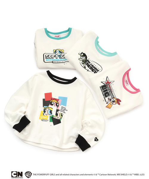 minimal（ミニマル）の「【防汚加工】【パワーパフ ガールズ】アソートキャラ裏毛（スウェット・キッズ・ターコイズブルー/ライトグリーン/マジェンタ/ブラック・130cm/120cm/140cm/110cm/100cm）」の12枚目の写真