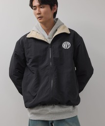 NAVY 裏ボアリバーシブルブルゾン